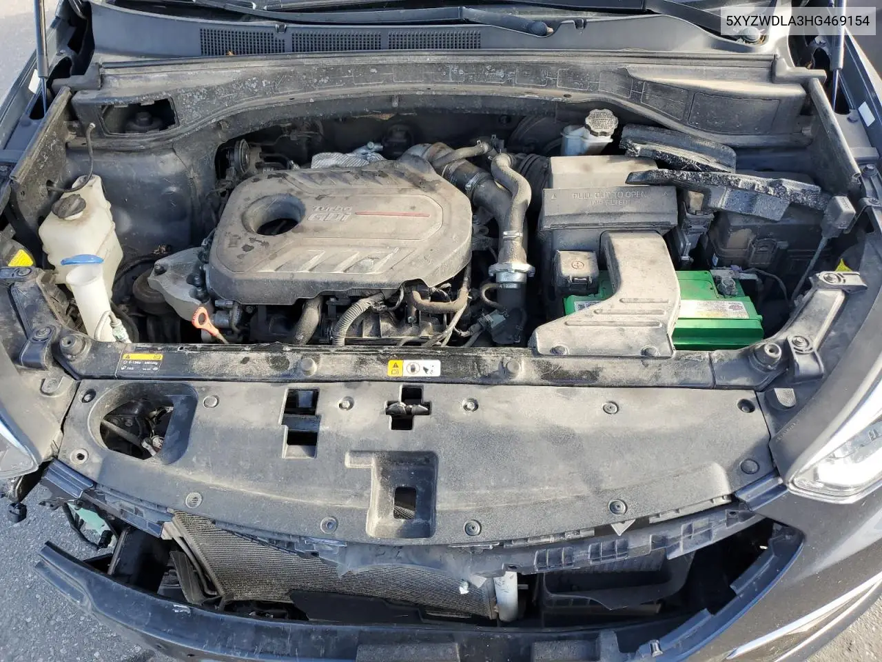 5XYZWDLA3HG469154 2017 Hyundai Santa Fe Sport