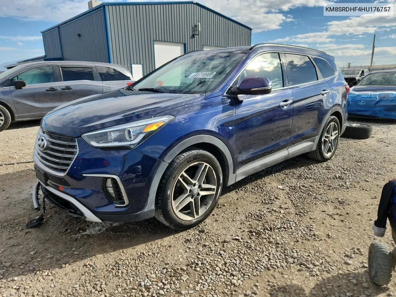 KM8SRDHF4HU176757 2017 Hyundai Santa Fe Se Ultimate