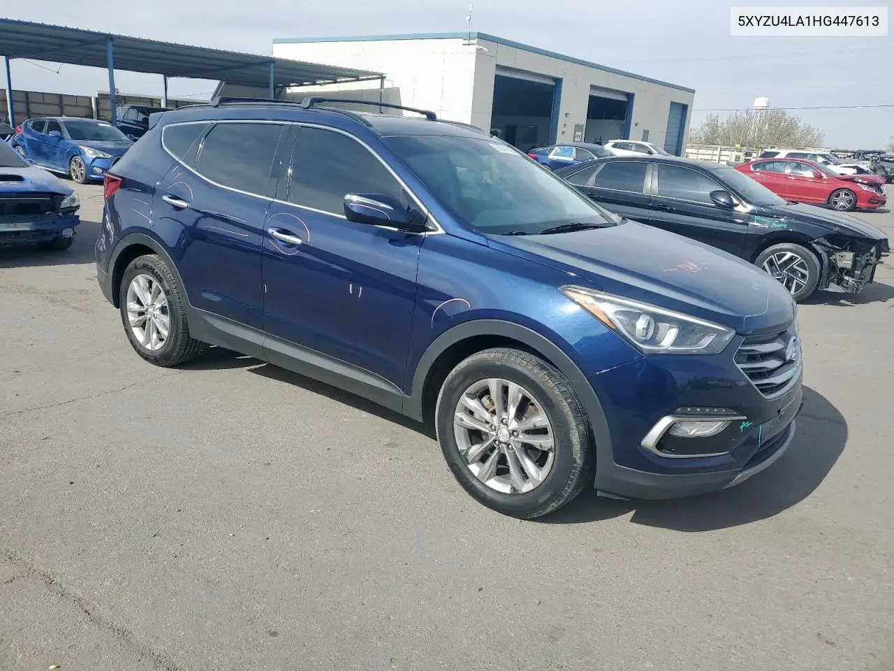 5XYZU4LA1HG447613 2017 Hyundai Santa Fe Sport