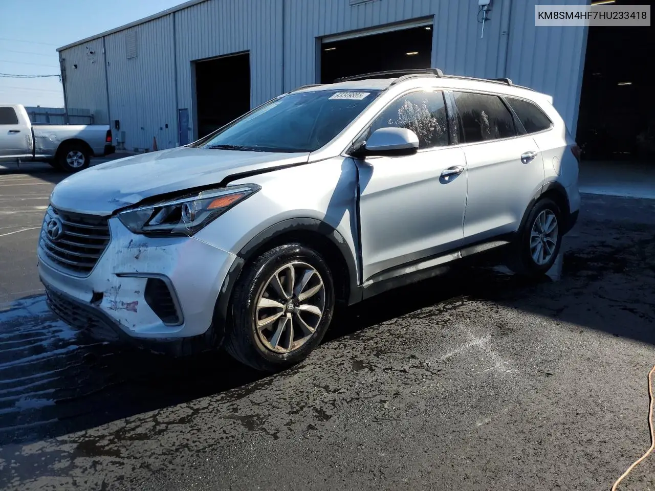 KM8SM4HF7HU233418 2017 Hyundai Santa Fe Se