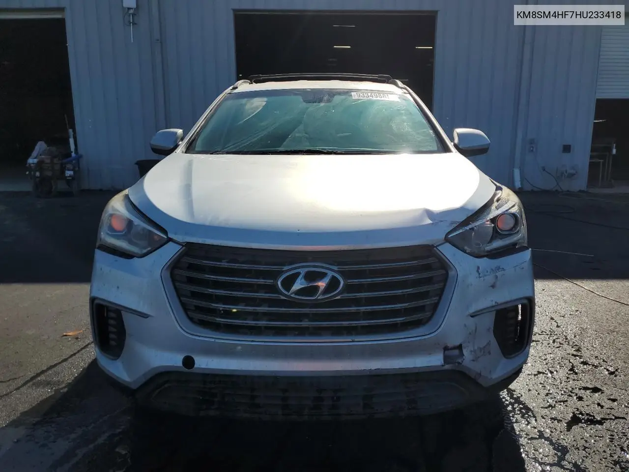 KM8SM4HF7HU233418 2017 Hyundai Santa Fe Se