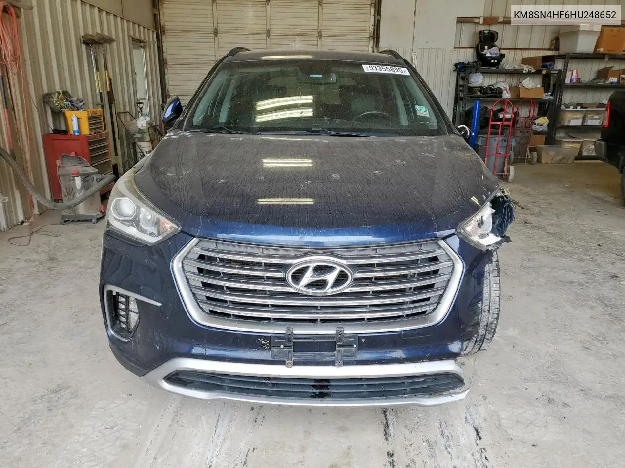 KM8SN4HF6HU248652 2017 Hyundai Santa Fe Se