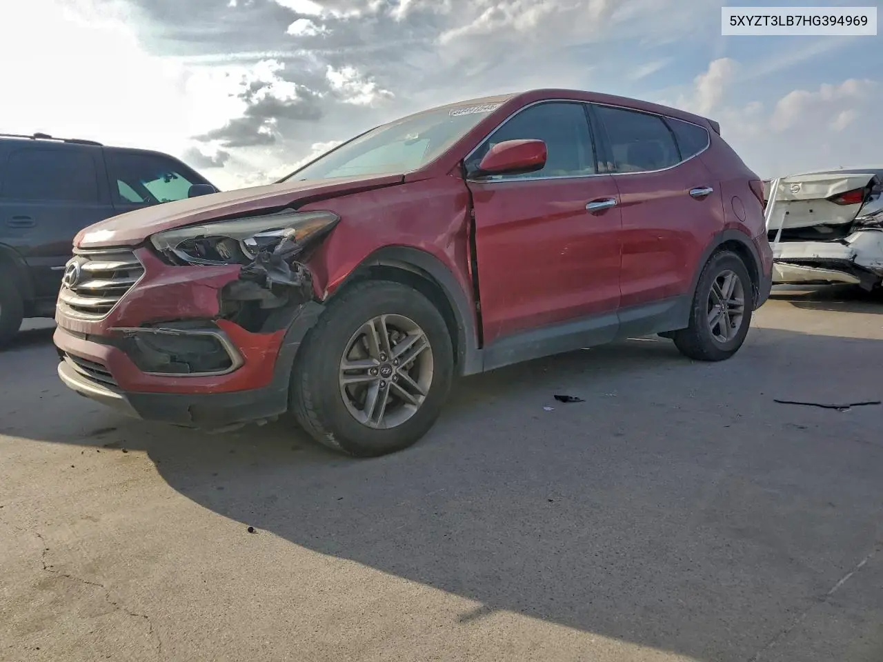 5XYZT3LB7HG394969 2017 Hyundai Santa Fe Sport