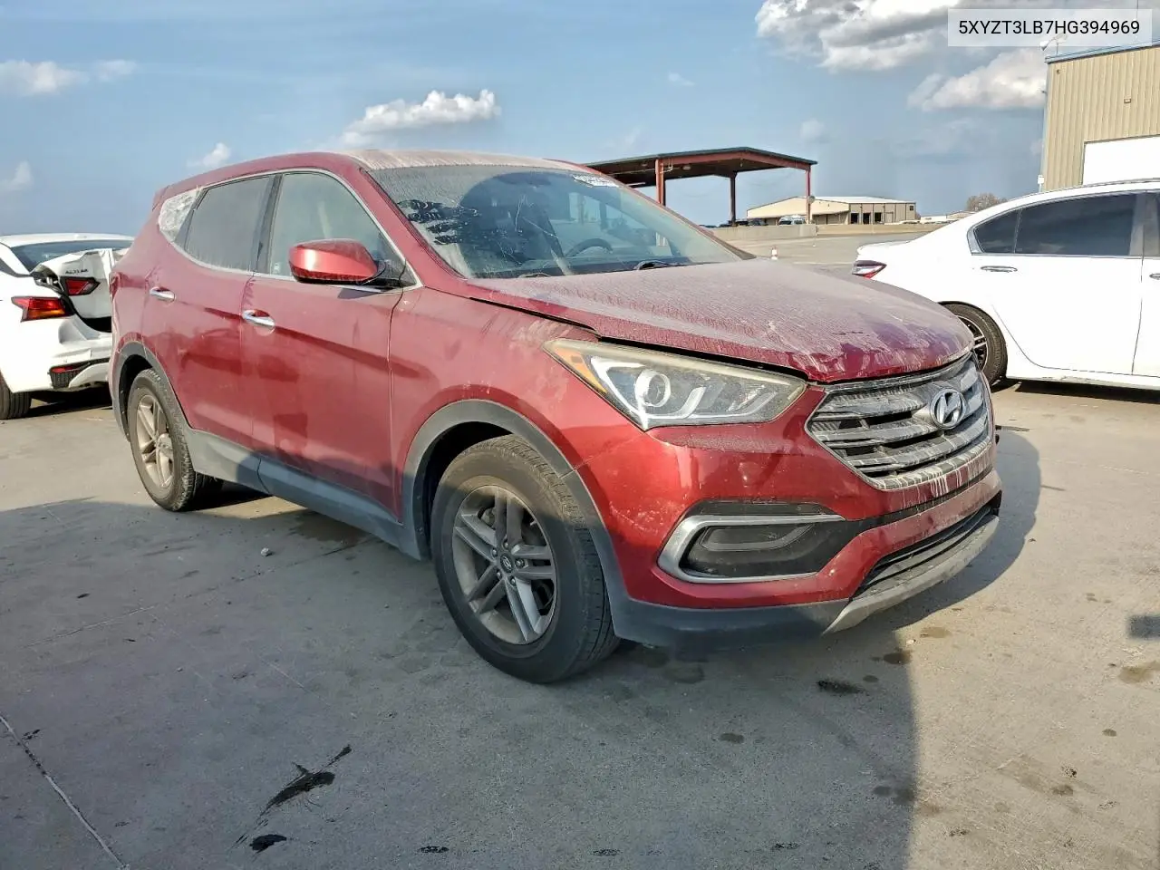 5XYZT3LB7HG394969 2017 Hyundai Santa Fe Sport