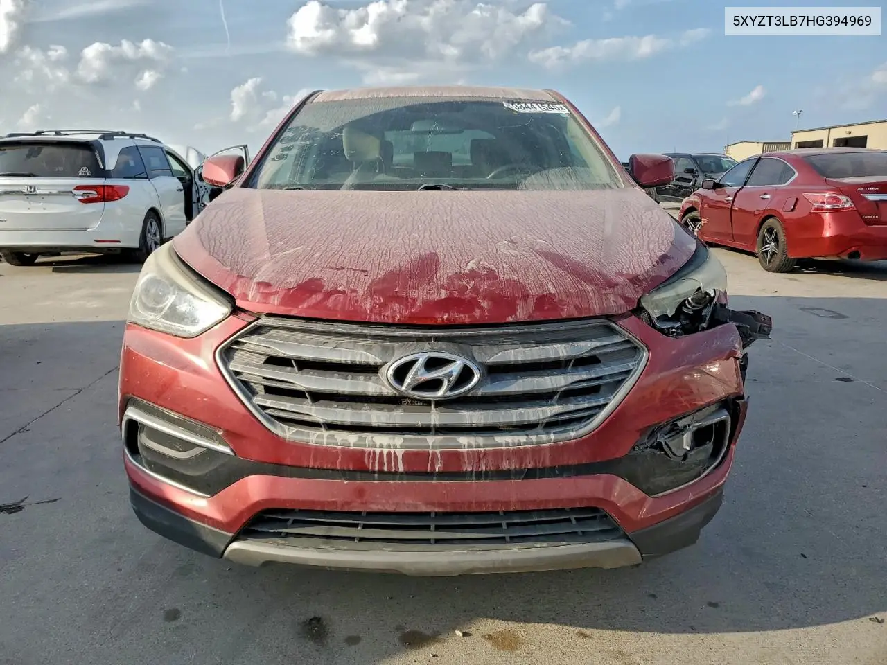 5XYZT3LB7HG394969 2017 Hyundai Santa Fe Sport