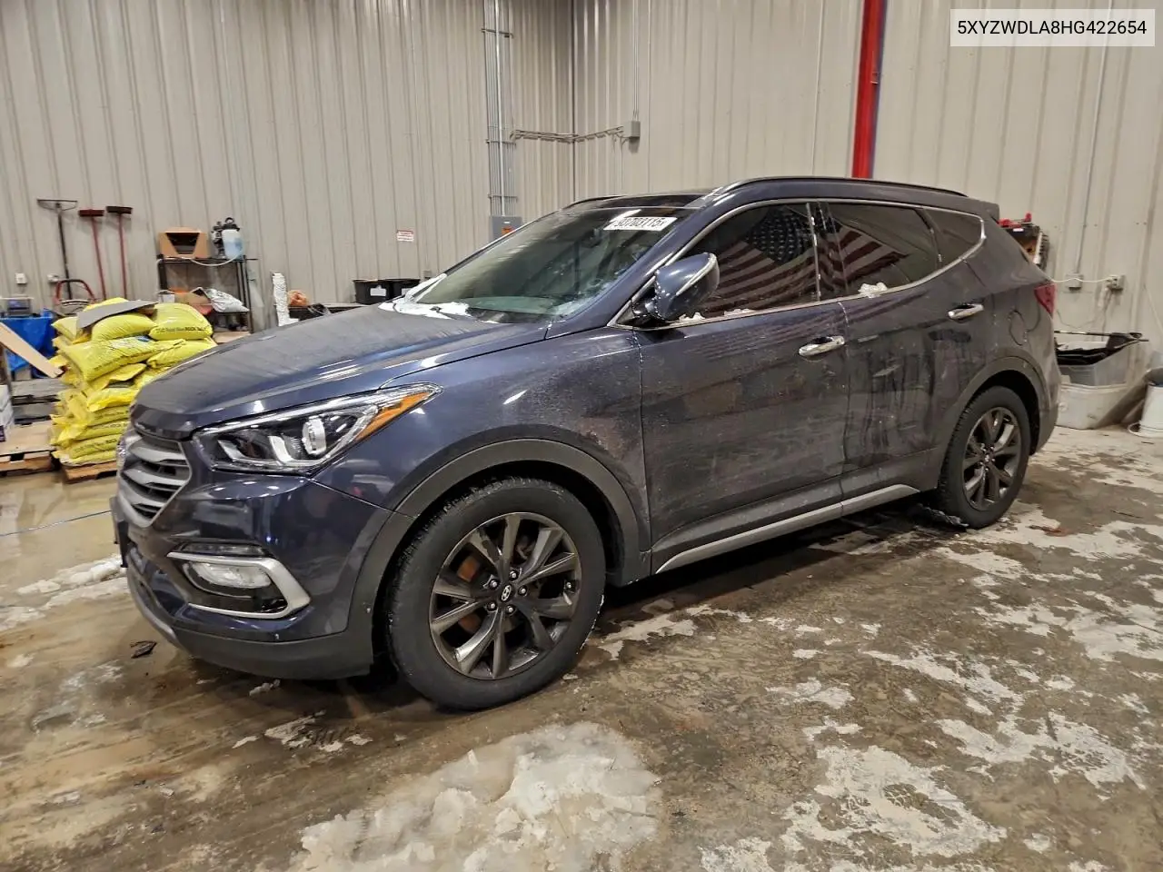 5XYZWDLA8HG422654 2017 Hyundai Santa Fe Sport