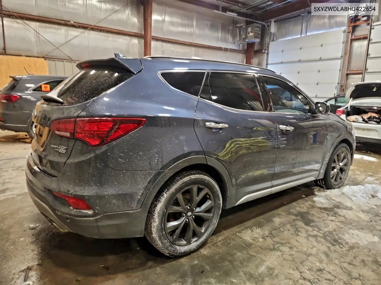 5XYZWDLA8HG422654 2017 Hyundai Santa Fe Sport