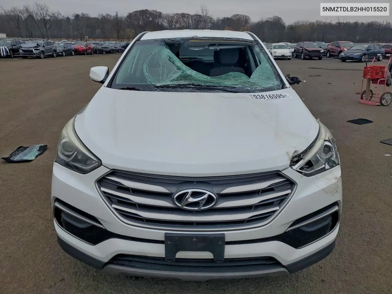 5NMZTDLB2HH015520 2017 Hyundai Santa Fe Sport