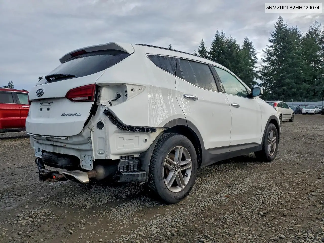 5NMZUDLB2HH029074 2017 Hyundai Santa Fe Sport