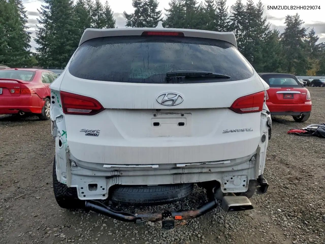 5NMZUDLB2HH029074 2017 Hyundai Santa Fe Sport