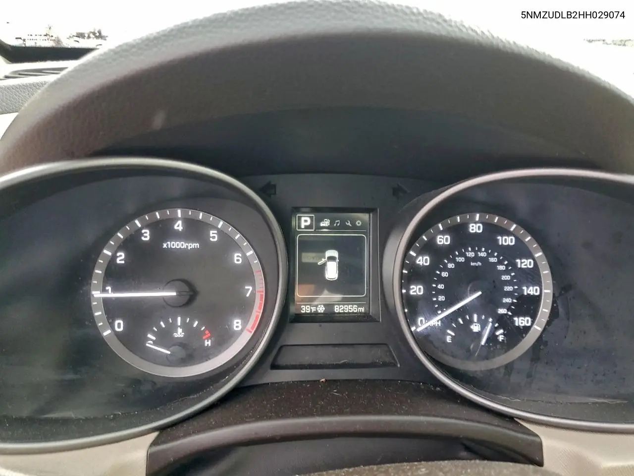5NMZUDLB2HH029074 2017 Hyundai Santa Fe Sport