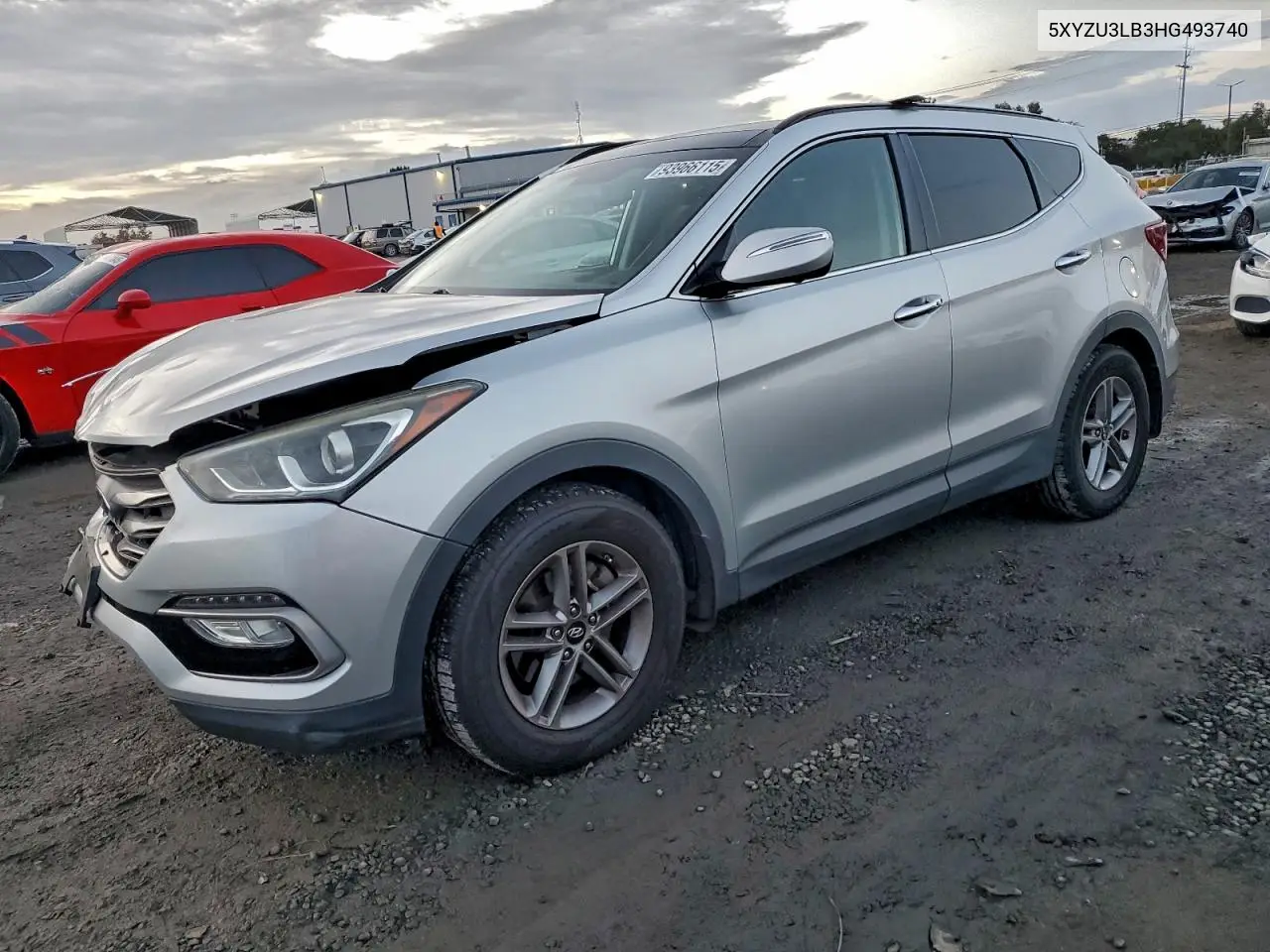 5XYZU3LB3HG493740 2017 Hyundai Santa Fe Sport