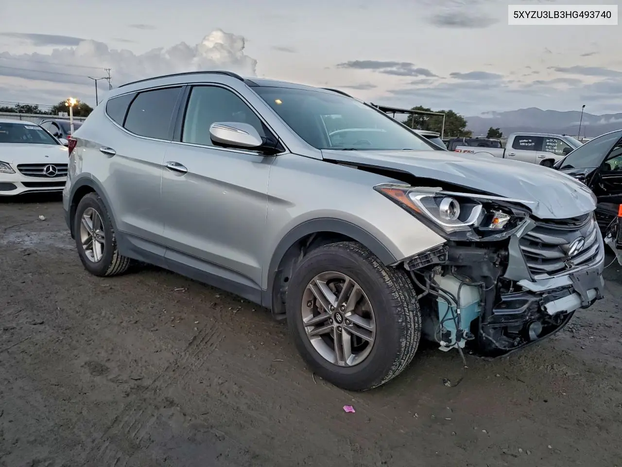 5XYZU3LB3HG493740 2017 Hyundai Santa Fe Sport
