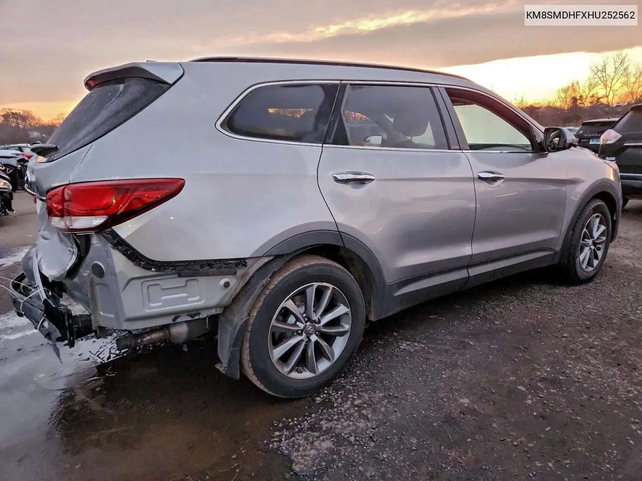 KM8SMDHFXHU252562 2017 Hyundai Santa Fe Se