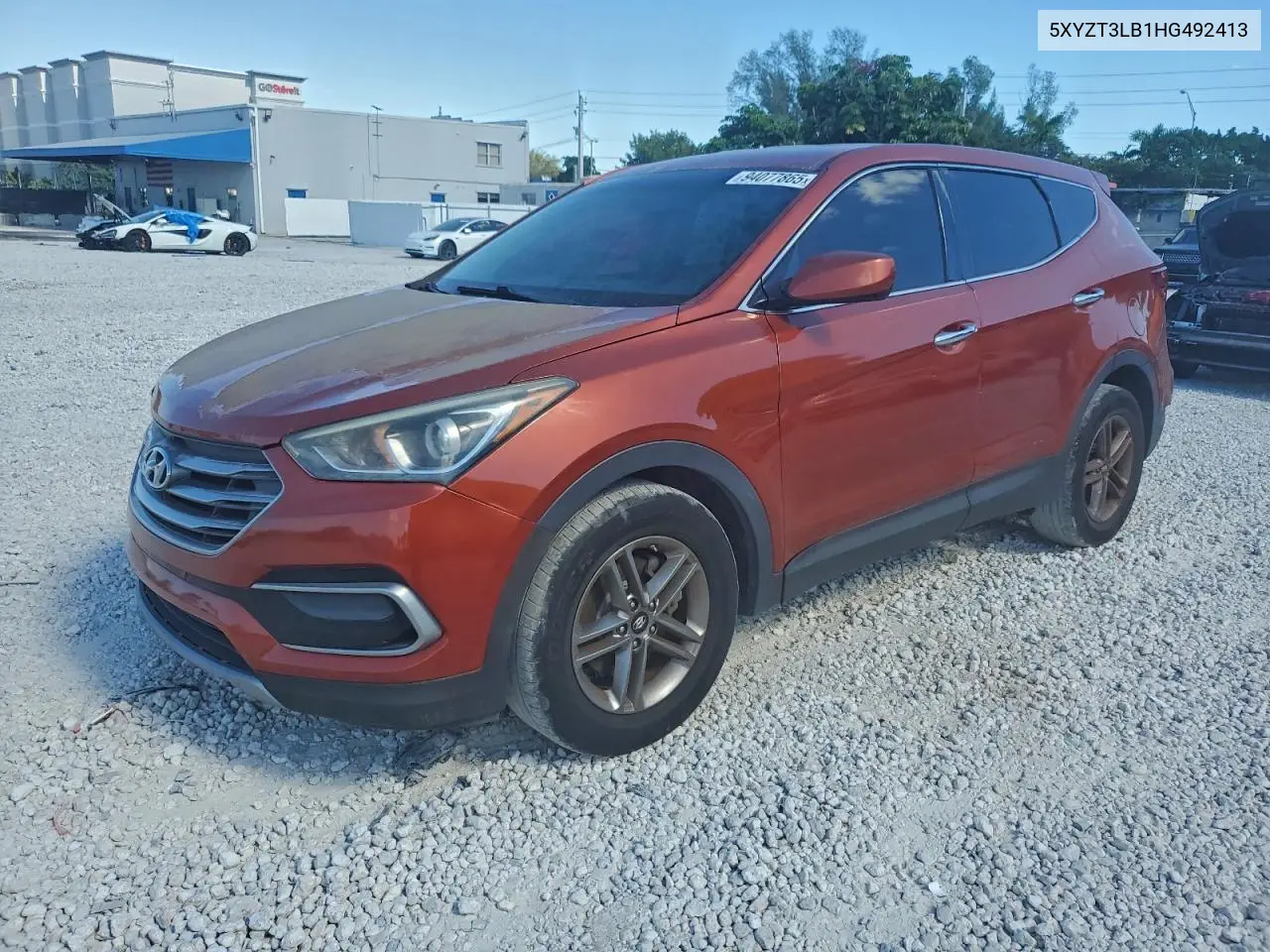 5XYZT3LB1HG492413 2017 Hyundai Santa Fe Sport