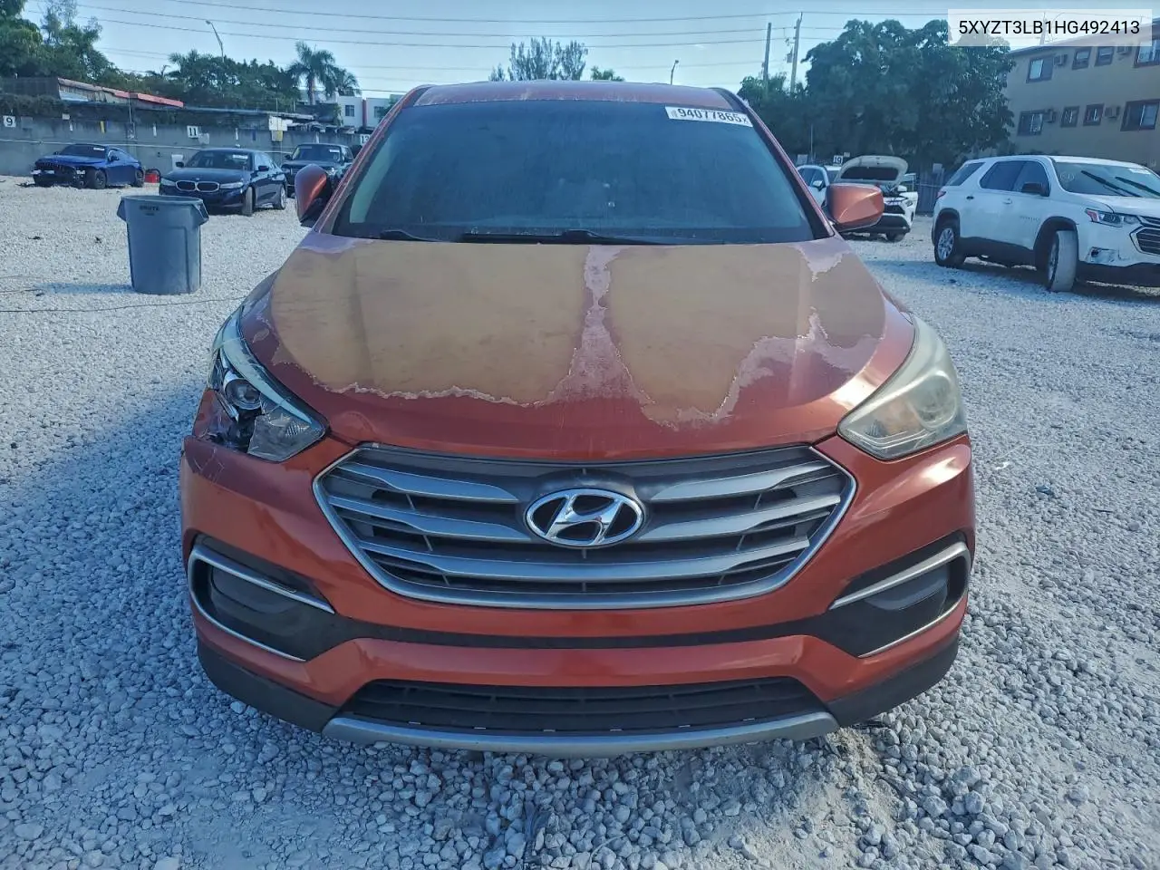 5XYZT3LB1HG492413 2017 Hyundai Santa Fe Sport