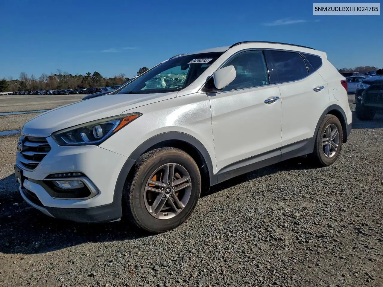 5NMZUDLBXHH024785 2017 Hyundai Santa Fe Sport