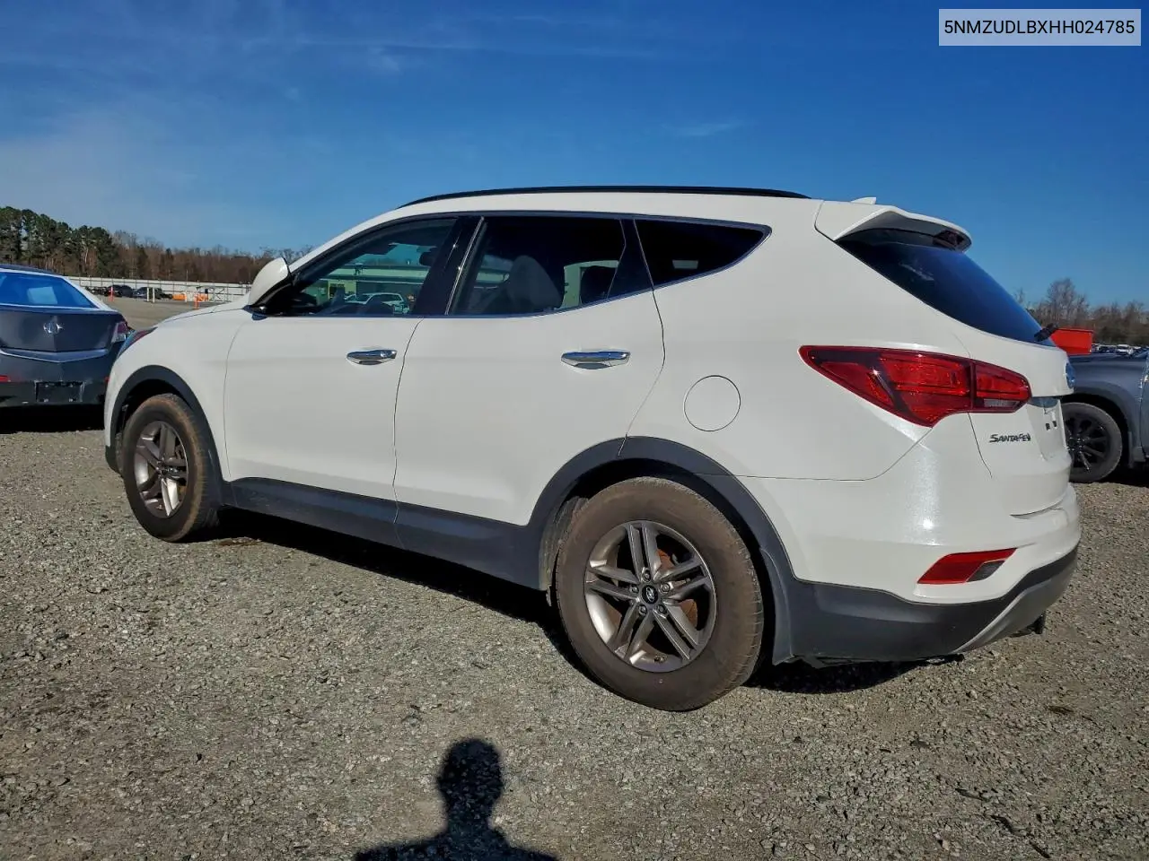 5NMZUDLBXHH024785 2017 Hyundai Santa Fe Sport