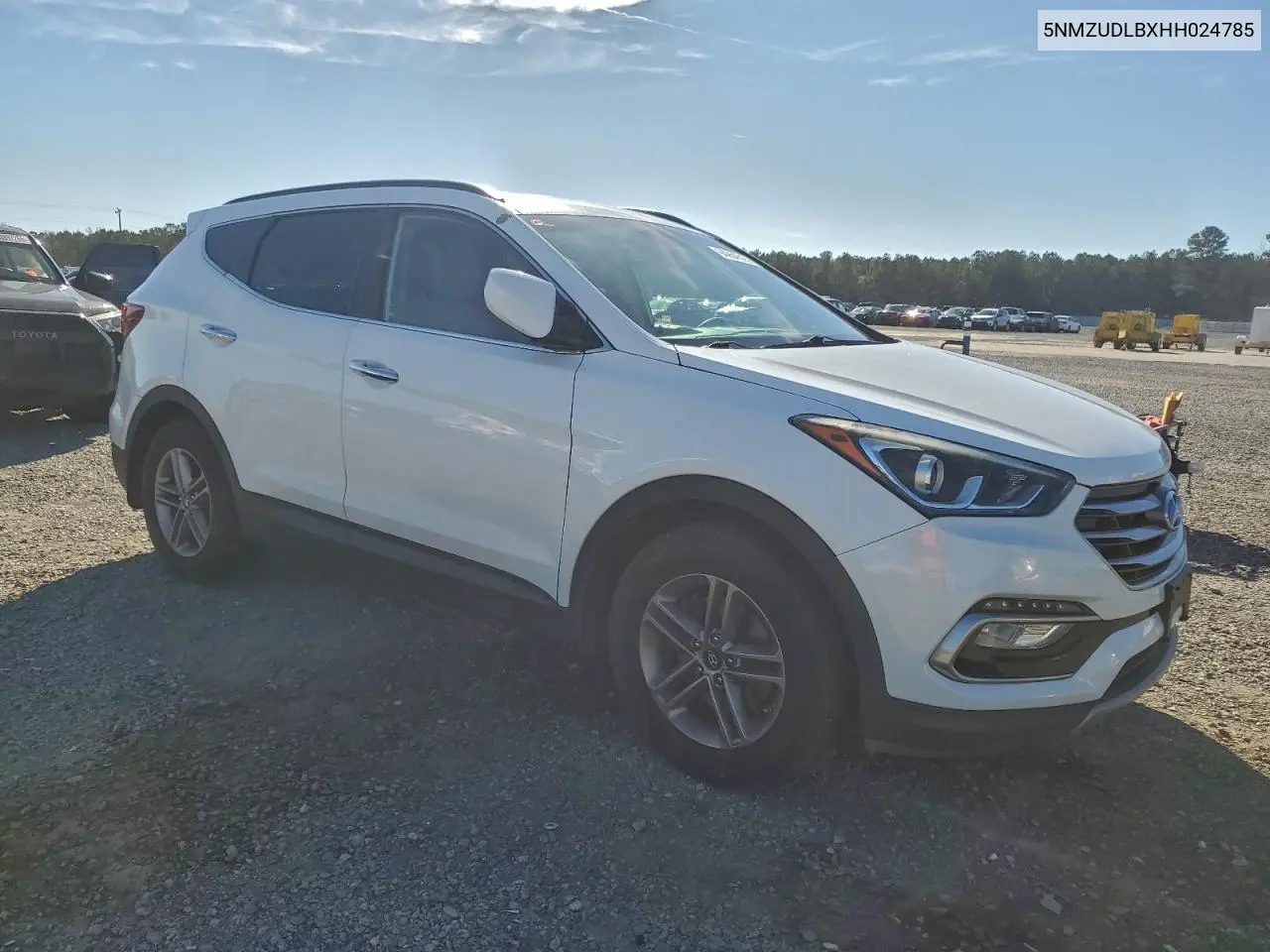 5NMZUDLBXHH024785 2017 Hyundai Santa Fe Sport