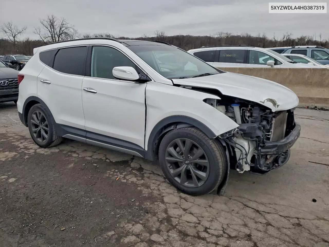 5XYZWDLA4HG387319 2017 Hyundai Santa Fe Sport