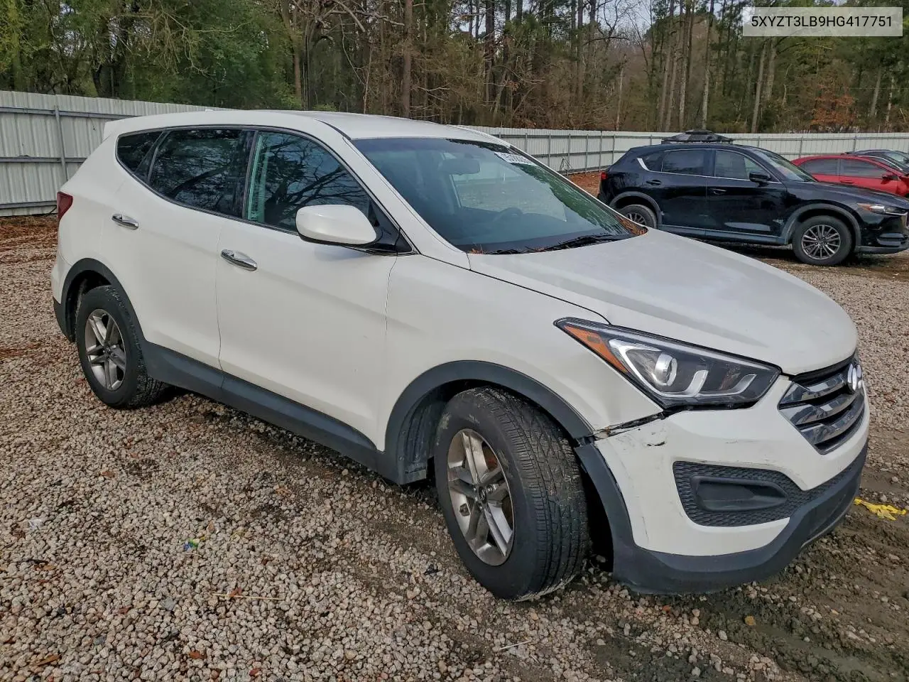 5XYZT3LB9HG417751 2017 Hyundai Santa Fe Sport