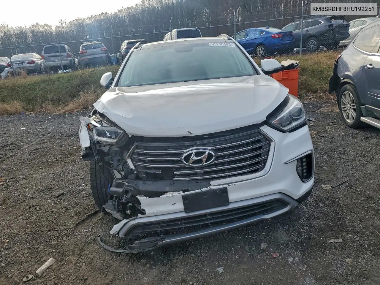 KM8SRDHF8HU192251 2017 Hyundai Santa Fe Se Ultimate