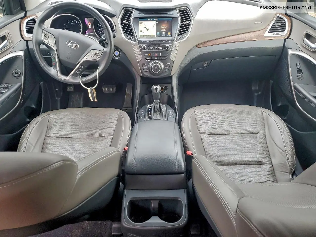 KM8SRDHF8HU192251 2017 Hyundai Santa Fe Se Ultimate