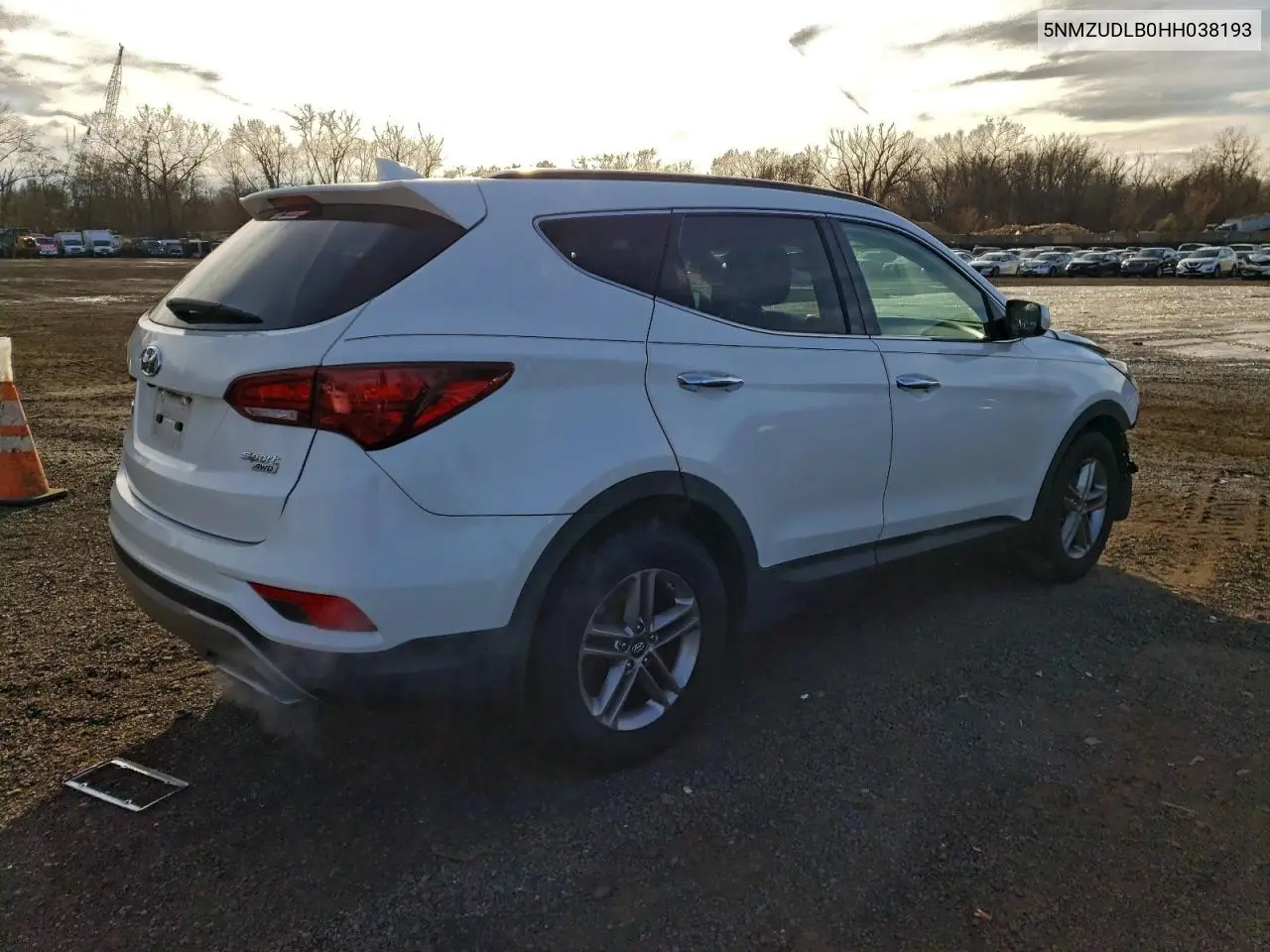 5NMZUDLB0HH038193 2017 Hyundai Santa Fe Sport