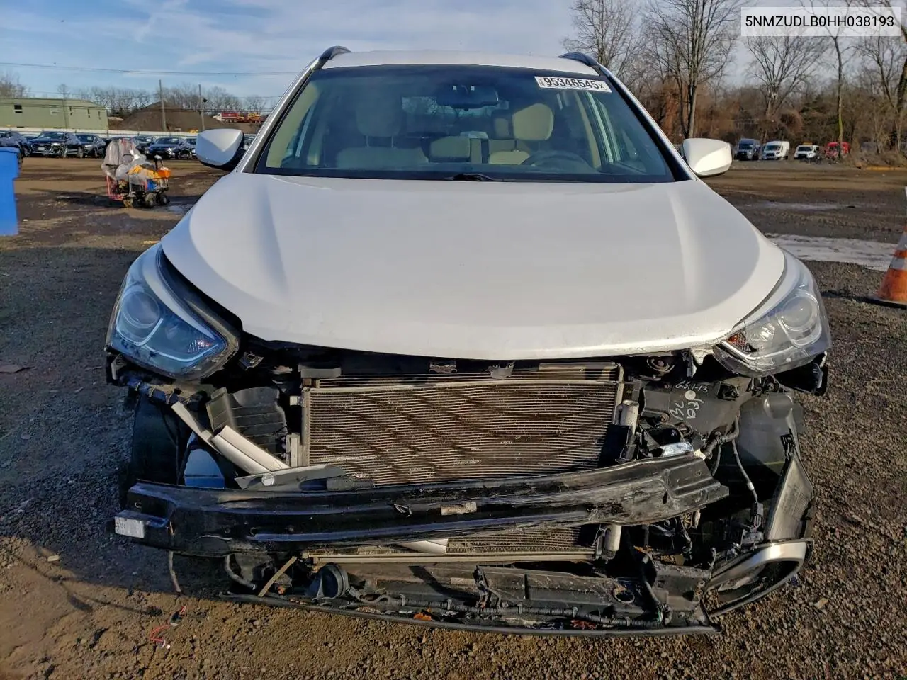 5NMZUDLB0HH038193 2017 Hyundai Santa Fe Sport