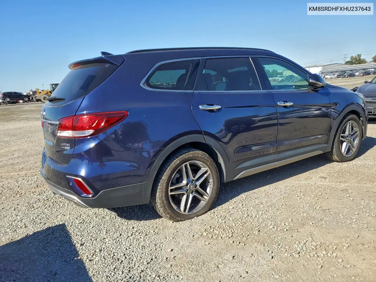 KM8SRDHFXHU237643 2017 Hyundai Santa Fe Se Ultimate