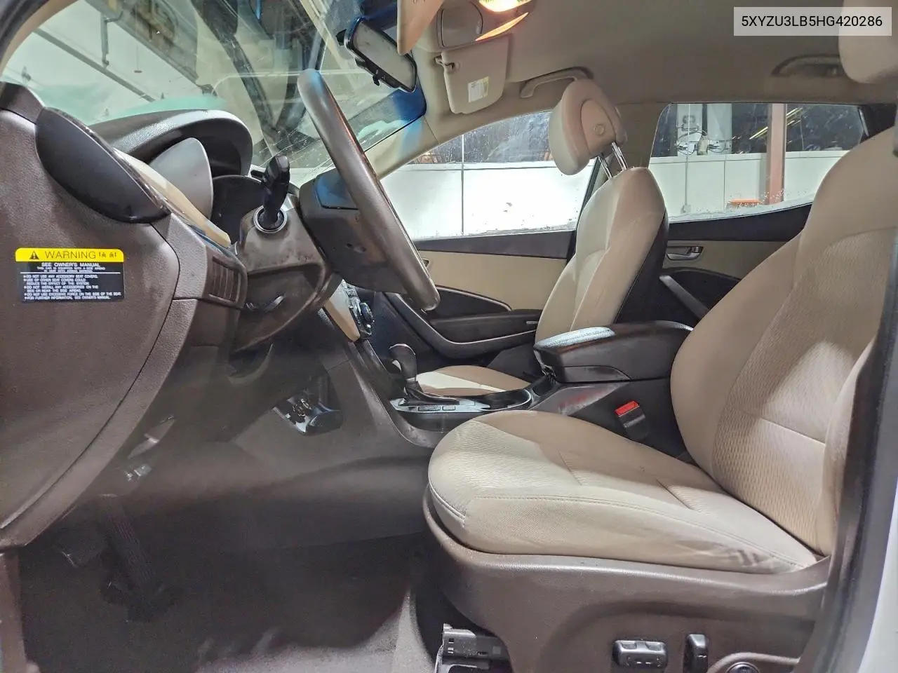 5XYZU3LB5HG420286 2017 Hyundai Santa Fe Sport