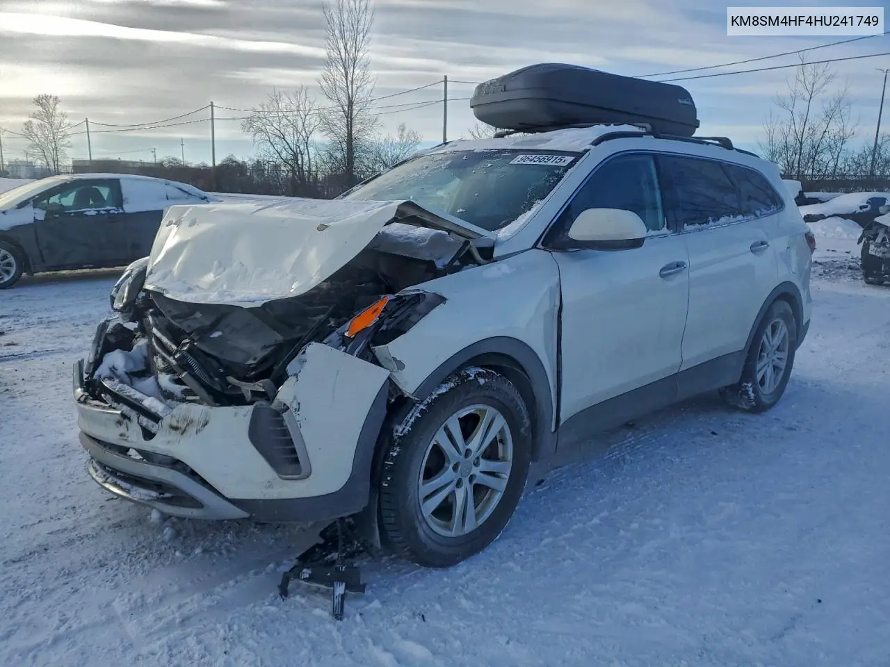 KM8SM4HF4HU241749 2017 Hyundai Santa Fe Se