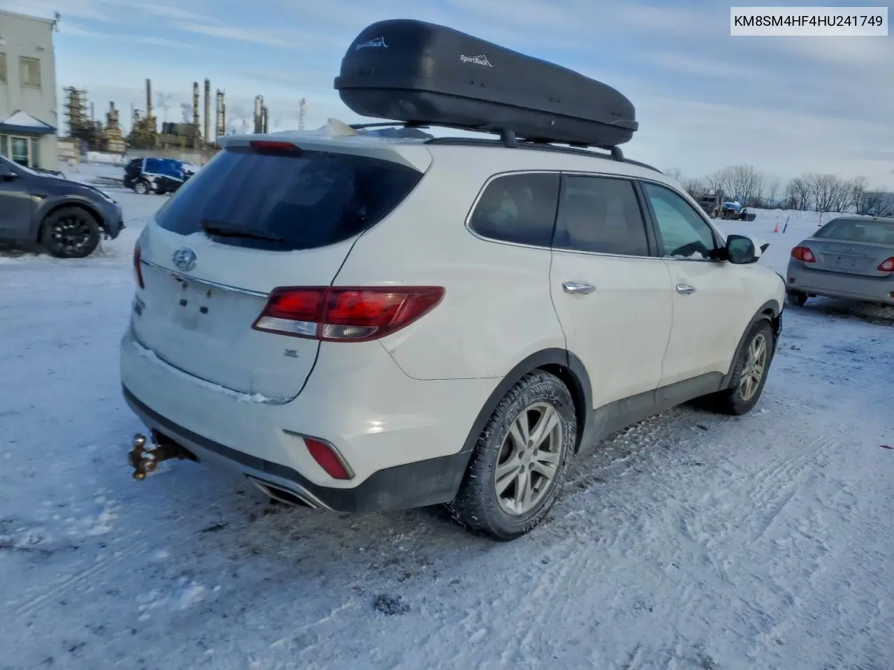 KM8SM4HF4HU241749 2017 Hyundai Santa Fe Se