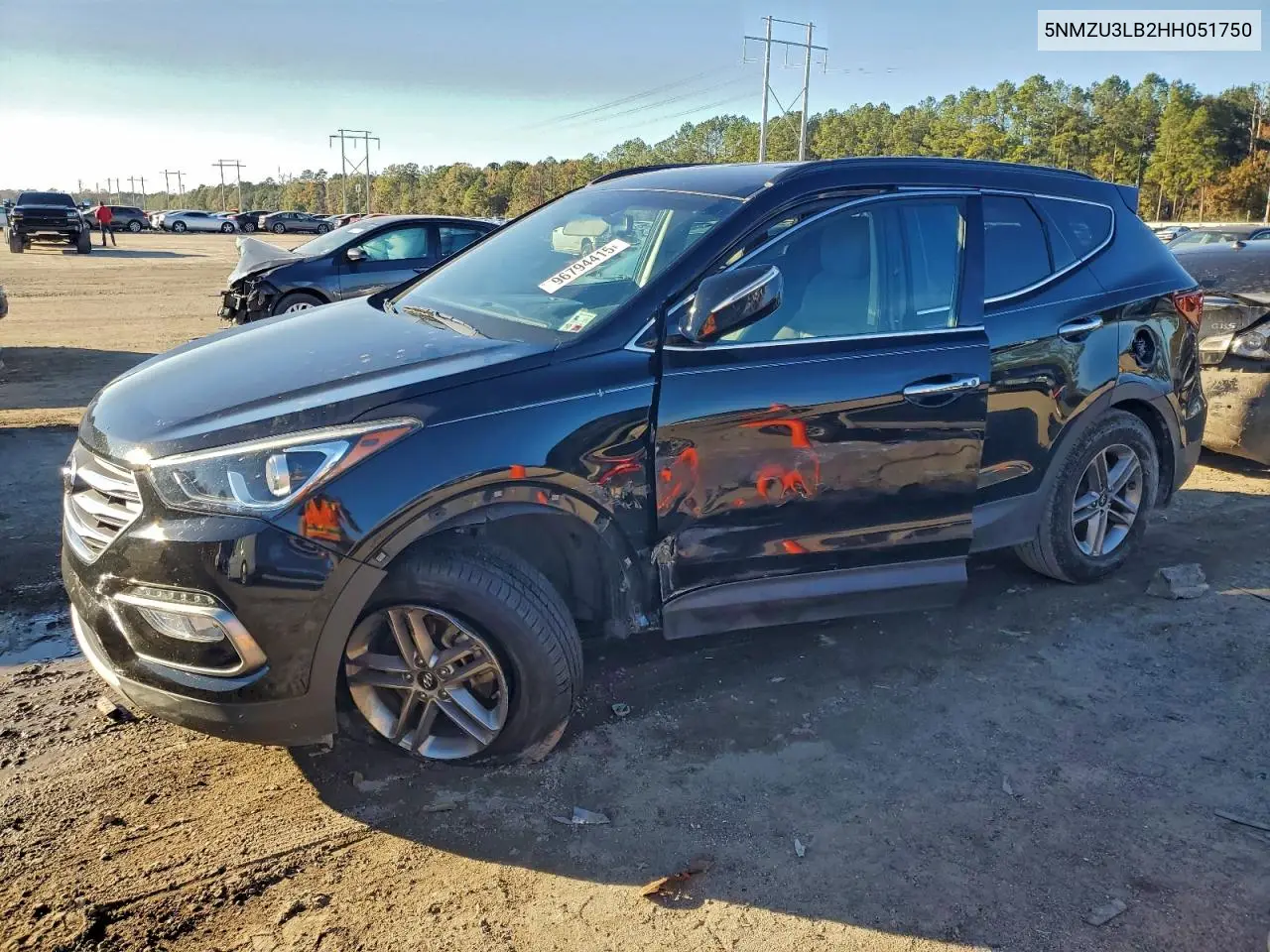 5NMZU3LB2HH051750 2017 Hyundai Santa Fe Sport