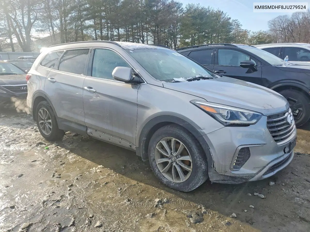 KM8SMDHF8JU279524 2018 Hyundai Santa Fe Se