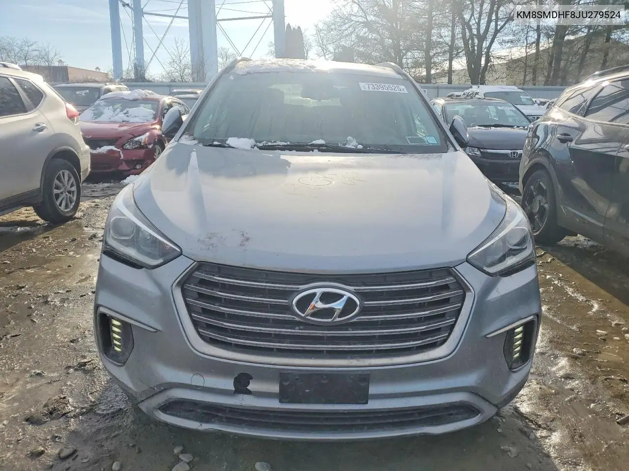 KM8SMDHF8JU279524 2018 Hyundai Santa Fe Se