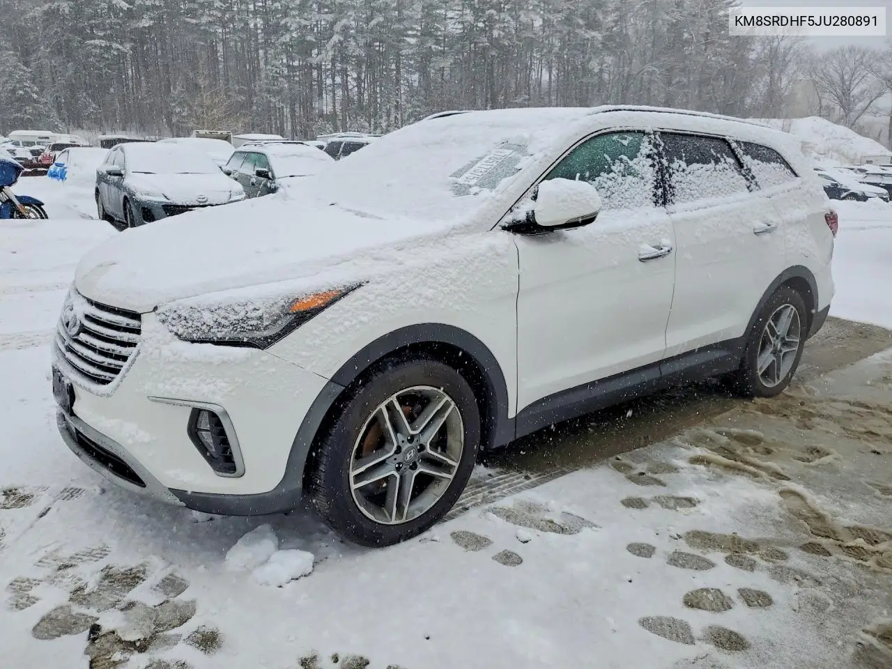 KM8SRDHF5JU280891 2018 Hyundai Santa Fe Se Ultimate