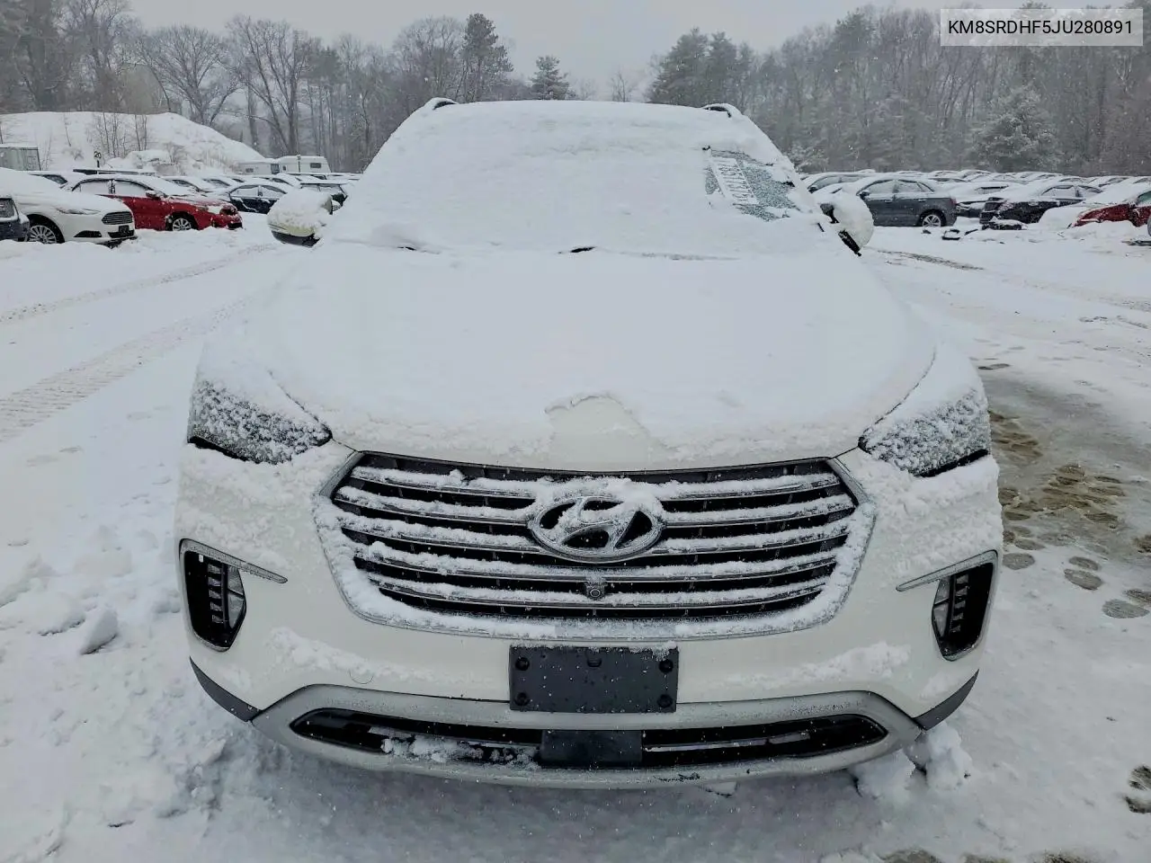 KM8SRDHF5JU280891 2018 Hyundai Santa Fe Se Ultimate