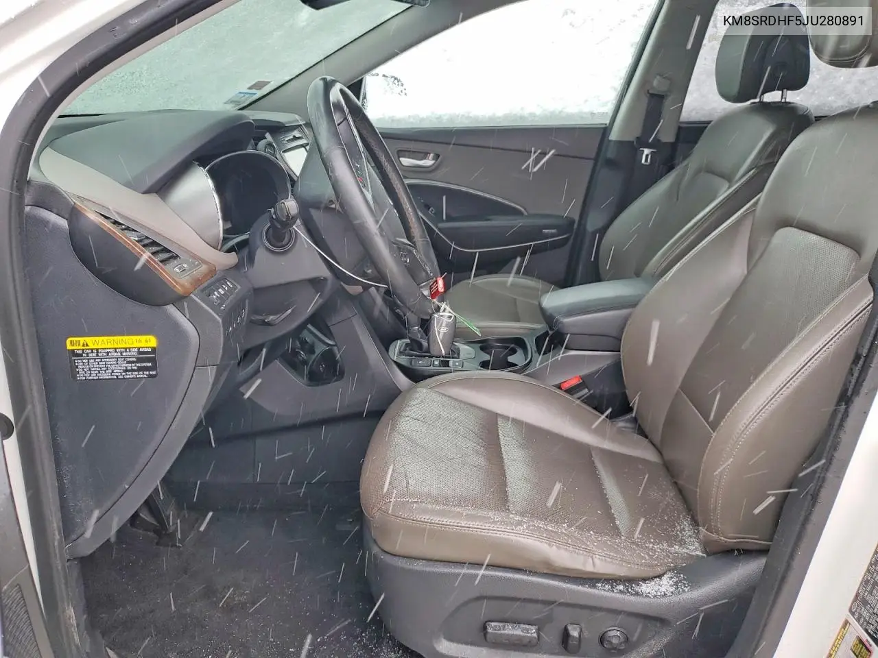 KM8SRDHF5JU280891 2018 Hyundai Santa Fe Se Ultimate