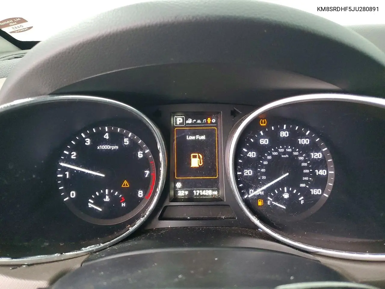 KM8SRDHF5JU280891 2018 Hyundai Santa Fe Se Ultimate