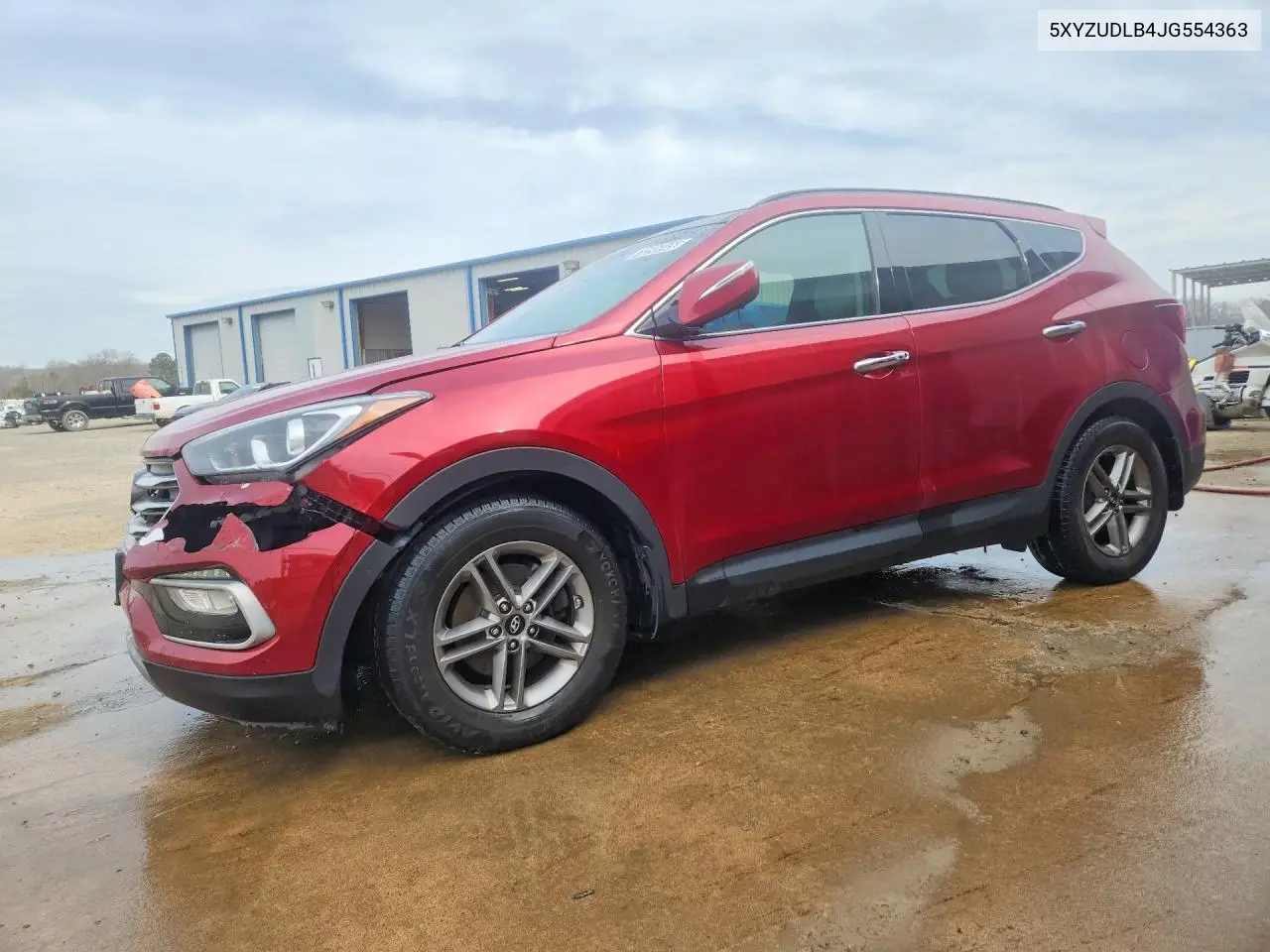 5XYZUDLB4JG554363 2018 Hyundai Santa Fe Sport 2.4L