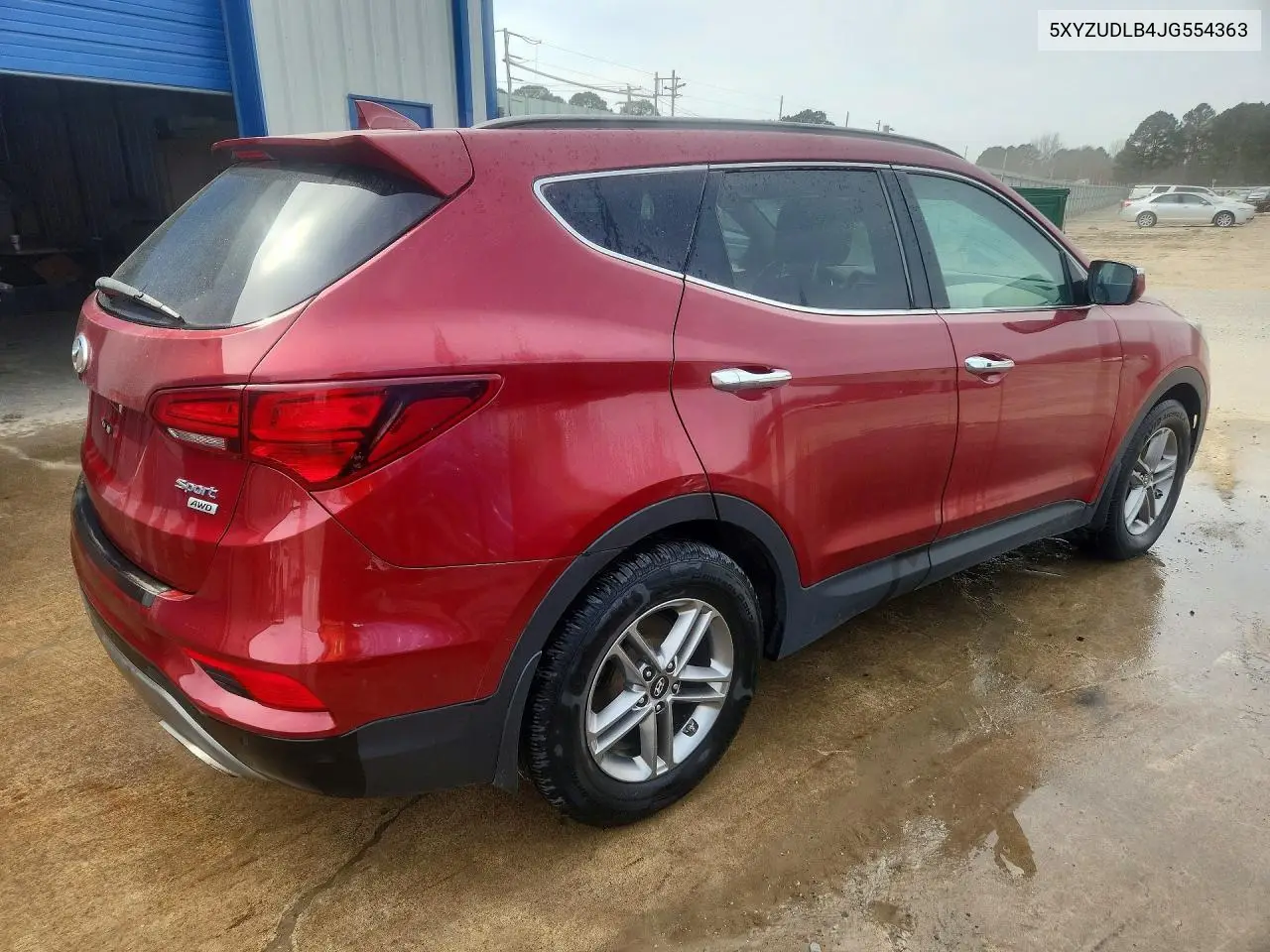 5XYZUDLB4JG554363 2018 Hyundai Santa Fe Sport 2.4L