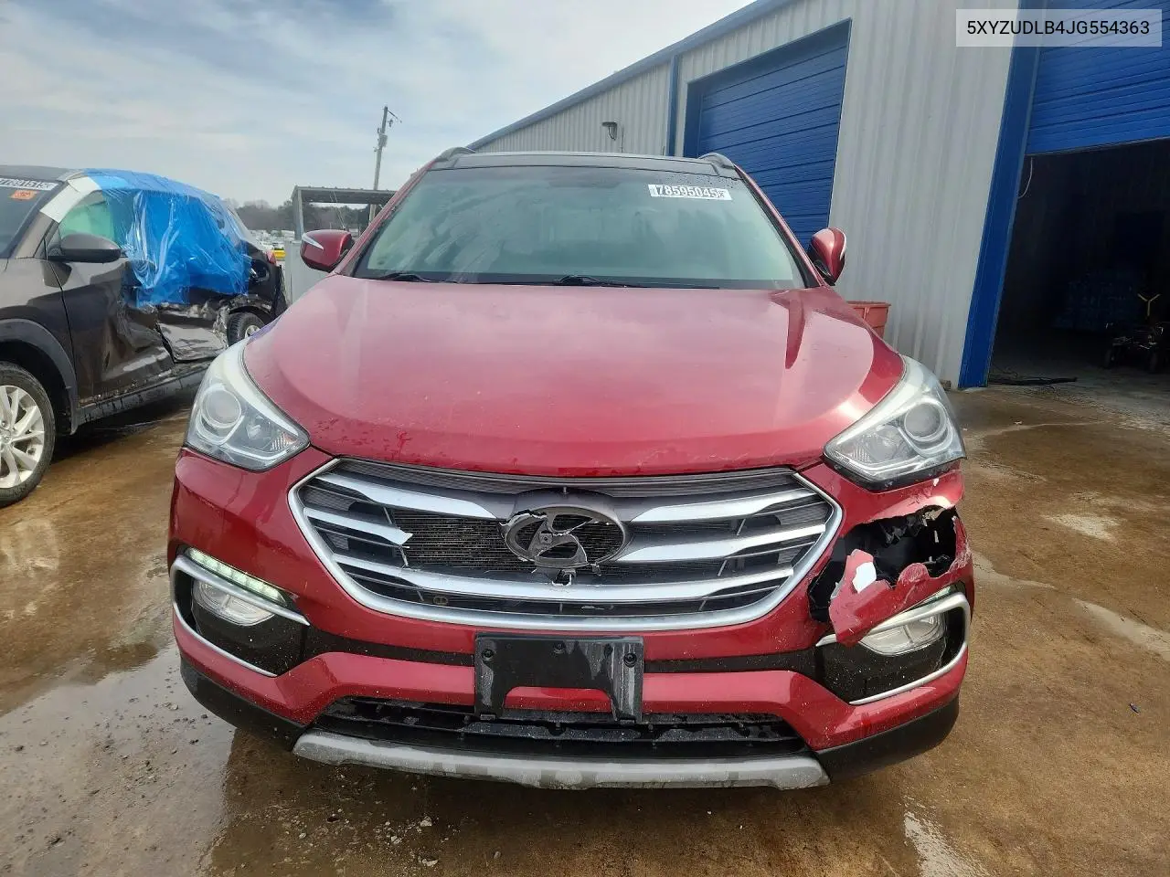 5XYZUDLB4JG554363 2018 Hyundai Santa Fe Sport 2.4L
