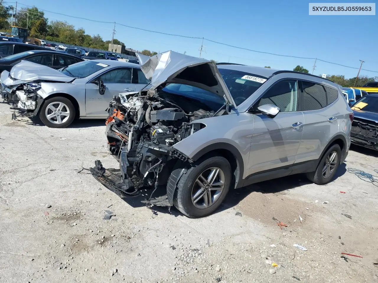 5XYZUDLB5JG559653 2018 Hyundai Santa Fe Sport