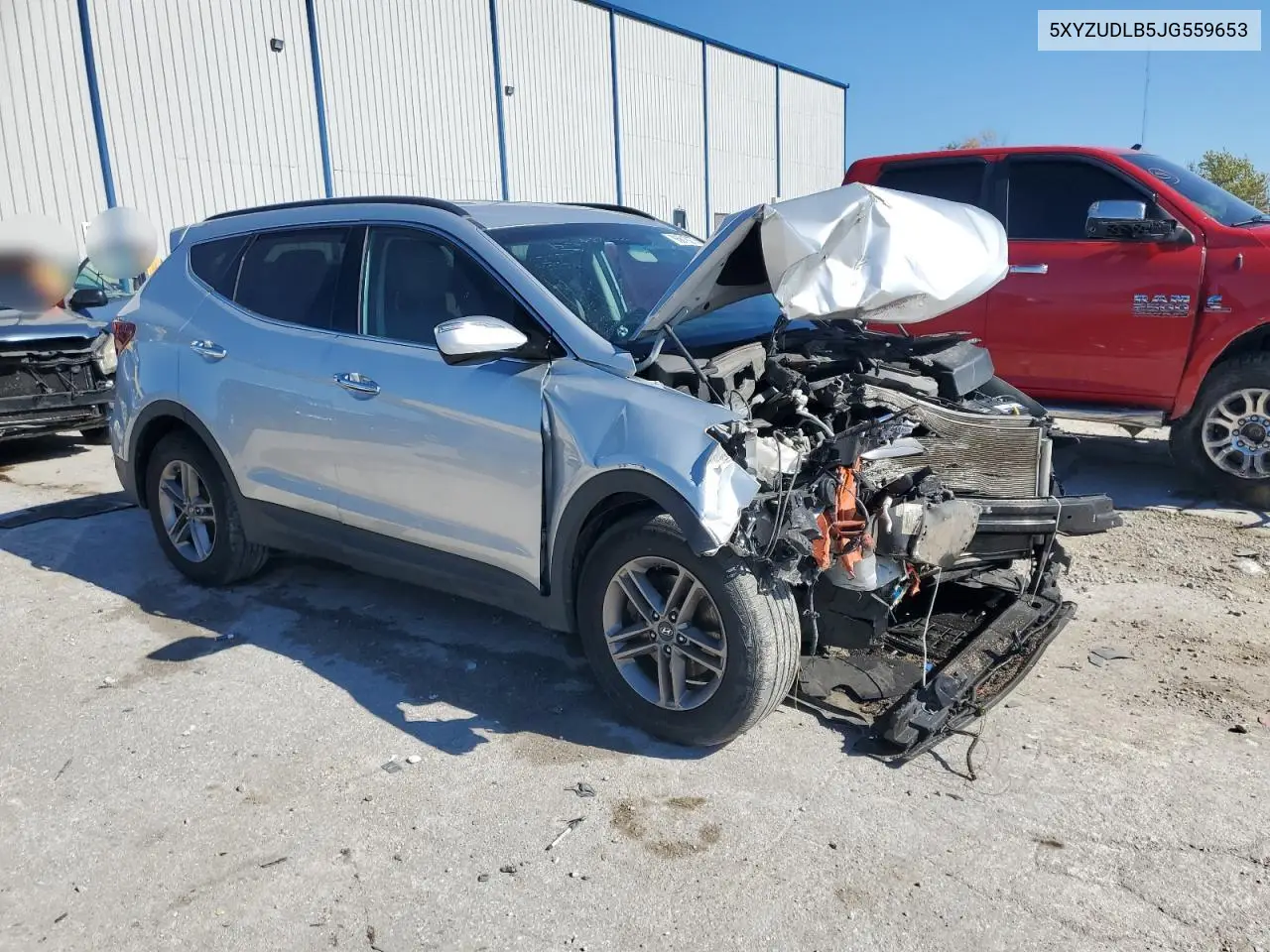 5XYZUDLB5JG559653 2018 Hyundai Santa Fe Sport