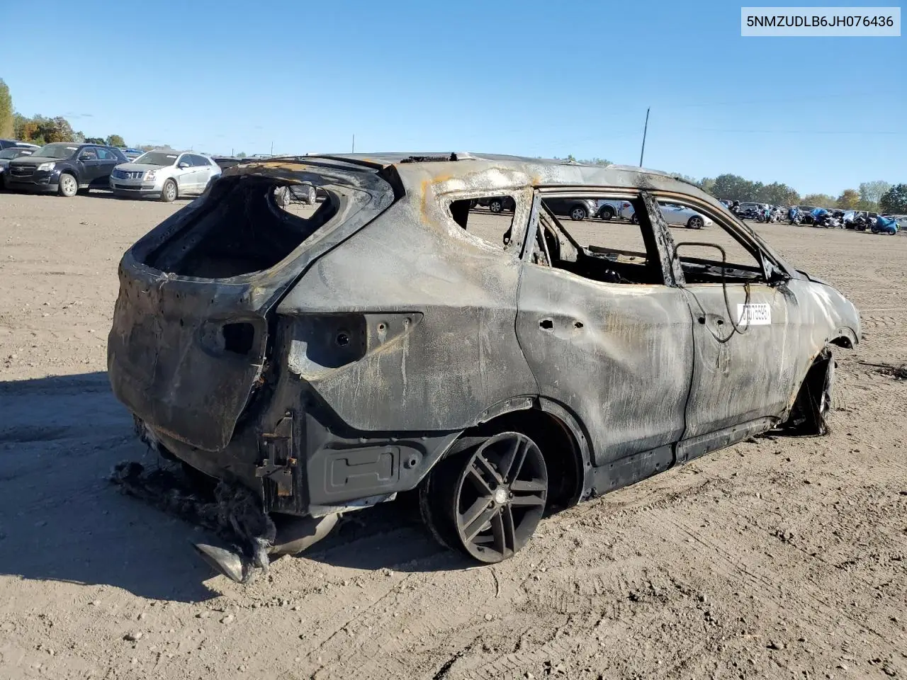 5NMZUDLB6JH076436 2018 Hyundai Santa Fe Sport