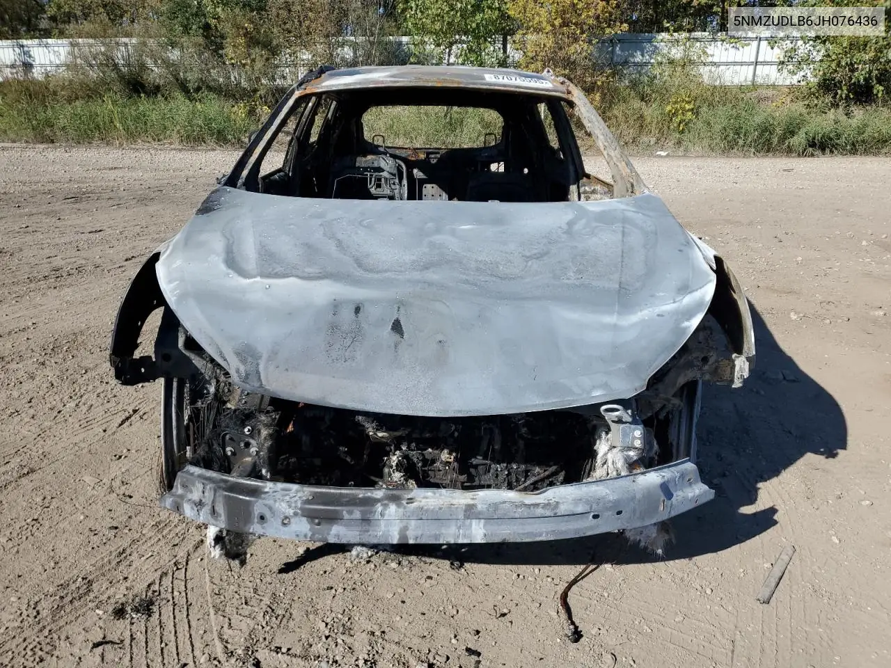 5NMZUDLB6JH076436 2018 Hyundai Santa Fe Sport