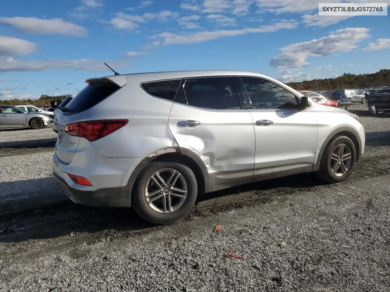 5XYZT3LB8JG572765 2018 Hyundai Santa Fe Sport