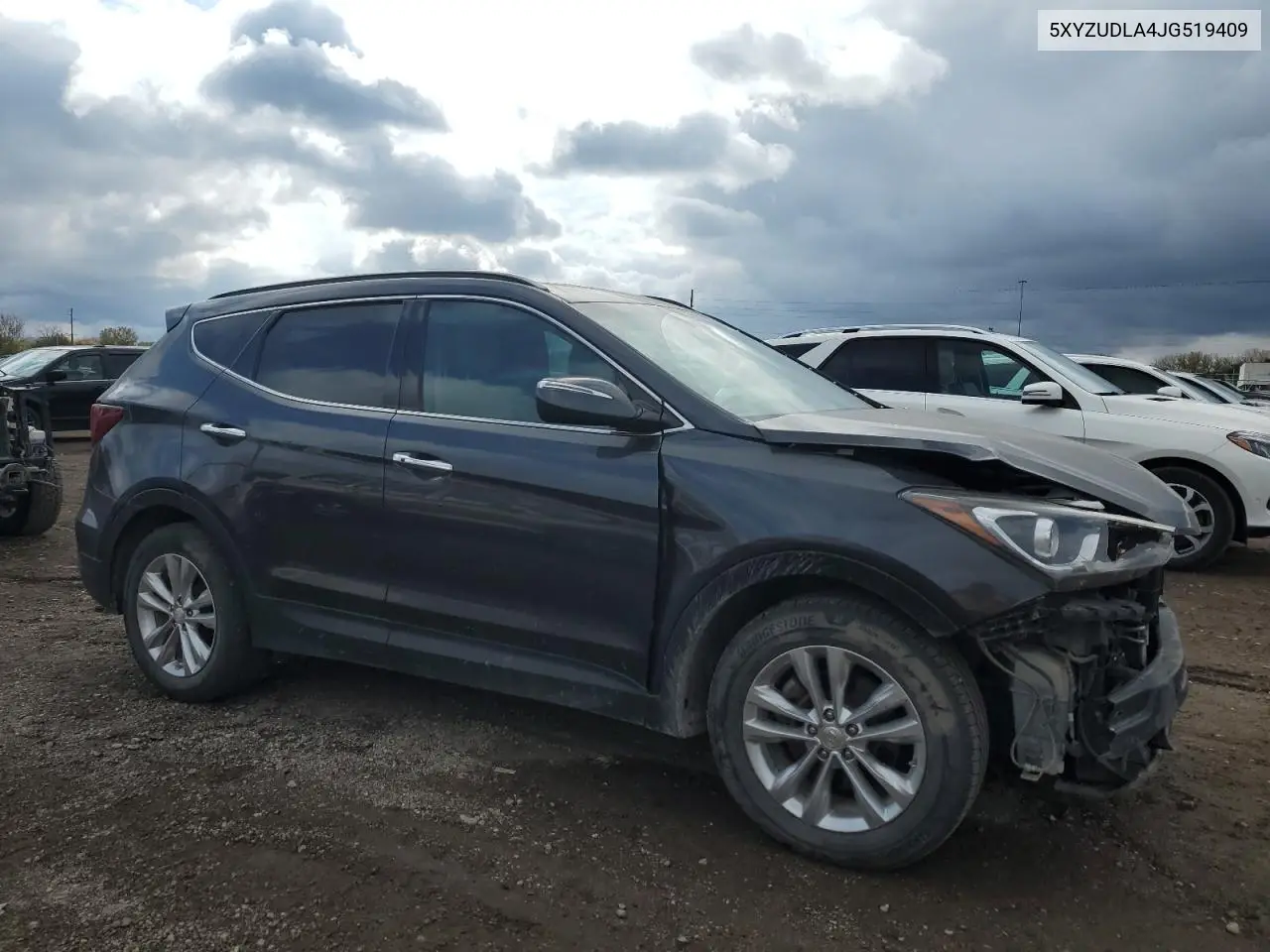5XYZUDLA4JG519409 2018 Hyundai Santa Fe Sport