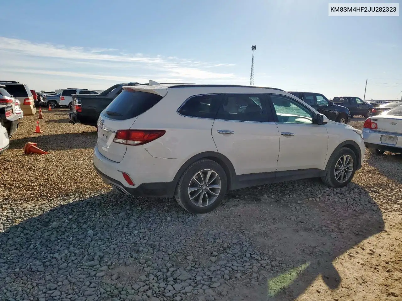 KM8SM4HF2JU282323 2018 Hyundai Santa Fe Se